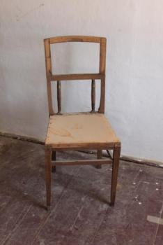Chairs - solid beech, leather - 1910 Chairs - solid beech, leather - 1910