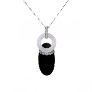 Gold Necklace - onyx, gold - 2021 Gold Necklace - onyx, gold - 2021