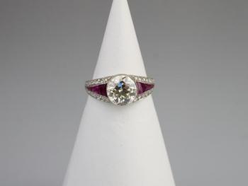Ring - platinum, diamond - 1945 Ring - platinum, diamond - 1945