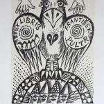 Olga Cechova - Four ex libris, PF 1974  Olga Cechova - Four ex libris, PF 1974