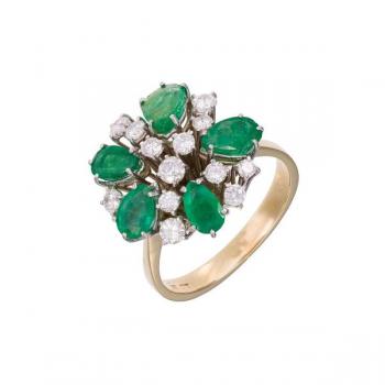 Ladies' Gold Ring - gold, diamond - 1970 Ladies' Gold Ring - gold, diamond - 1970
