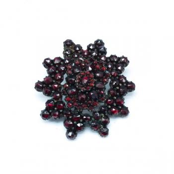 Brooch with Garnet - 1880 Brooch with Garnet - 1880