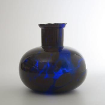 Vase - blue glass, cobalt - Jan Gabrhel (1930 - 2017) - 1973 Vase - blue glass, cobalt - Jan Gabrhel (1930 - 2017) - 1973