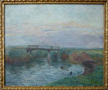 Landscape with bridge Landscape with bridge