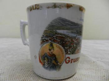 Porcelain Mug - white porcelain - 1900 Porcelain Mug - white porcelain - 1900