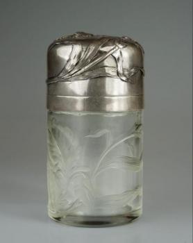 Silver Bowl - glass, silver - 1900 Silver Bowl - glass, silver - 1900