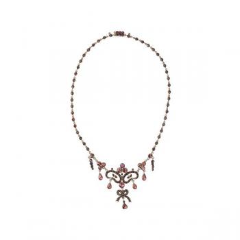 Necklace - Almandine, tombac - 1900 Necklace - Almandine, tombac - 1900
