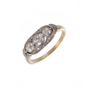 Ring - gold, diamond - 1930 Ring - gold, diamond - 1930