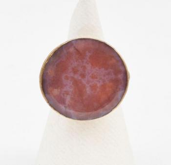 Ring - gilded metal, Agate - 1800 Ring - gilded metal, Agate - 1800
