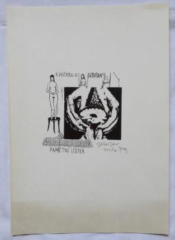 Jaroslav Kaiser - Commemorative card for the eveni Jaroslav Kaiser - Commemorative card for the eveni