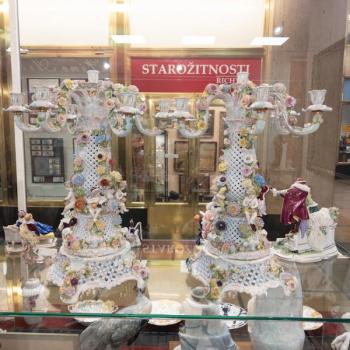 Porcelain candelabras - Volkstedt - Rudolstadt - 1880 Porcelain candelabras - Volkstedt - Rudolstadt - 1880