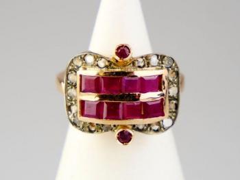 Ring - silver, gold - 1970 Ring - silver, gold - 1970