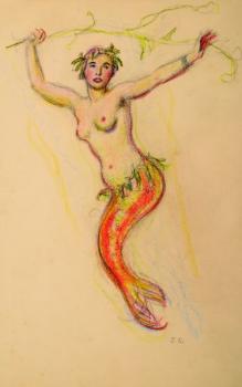 A mermaid A mermaid