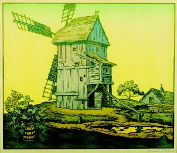 A wind mill A wind mill