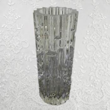 Vase - glass, clear glass - František Vízner - 1970 Vase - glass, clear glass - František Vízner - 1970