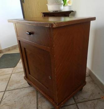 Bedside Table - wood - 1950 Bedside Table - wood - 1950