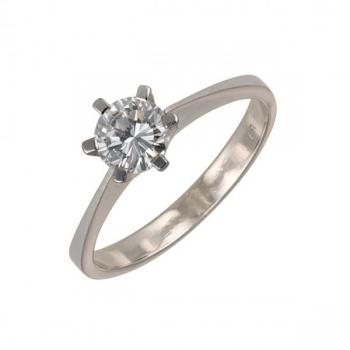 White Gold Ring - gold, diamond - 1990 White Gold Ring - gold, diamond - 1990