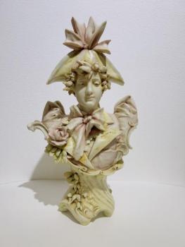 Porcelain Girl Figurine - AMPHORA, Riessner-Stellmacher a Kessel - 1900 Porcelain Girl Figurine - AMPHORA, Riessner-Stellmacher a Kessel - 1900