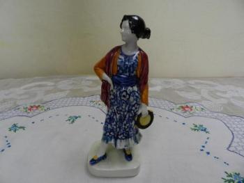 Ceramic Figurine - Woman - ceramics - 1930 Ceramic Figurine - Woman - ceramics - 1930