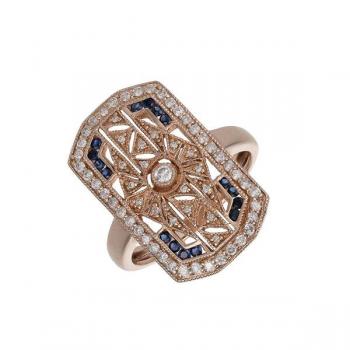 Ladies' Gold Ring - gold, diamond - 2024 Ladies' Gold Ring - gold, diamond - 2024