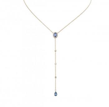 Gold Necklace - gold, diamond - 2024 Gold Necklace - gold, diamond - 2024
