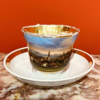 Cup and Saucer - Walbrzych-Tielsch - 1846 Cup and Saucer - Walbrzych-Tielsch - 1846