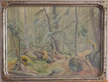 Forest Landscape - Otakar štáfl - 1920 Forest Landscape - Otakar štáfl - 1920