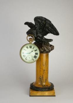 Clock - bronze, marble - 1890 Clock - bronze, marble - 1890