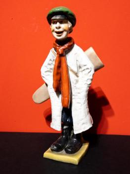 Porcelain Boy Figurine - AMPHORA, Riessner-Stellmacher a Kessel - 1906 Porcelain Boy Figurine - AMPHORA, Riessner-Stellmacher a Kessel - 1906