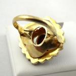 Gilded silver ring with garnets and almandine - Gr Gilded silver ring with garnets and almandine - Gr