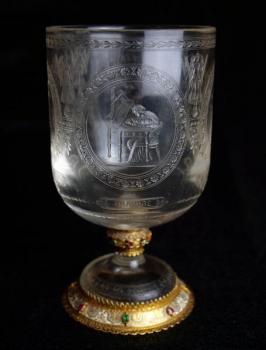 Jewel - crystal, gold - 1860 Jewel - crystal, gold - 1860