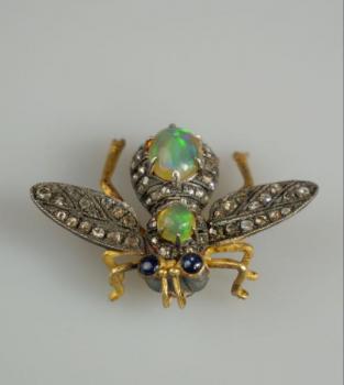 Brooch - silver, diamond - 2010 Brooch - silver, diamond - 2010