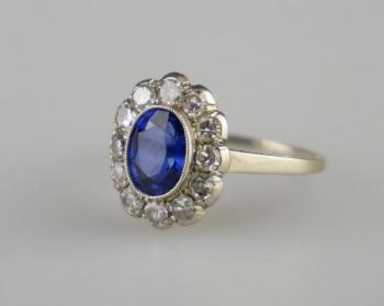 Earrings - platinum, gold - 1940 Earrings - platinum, gold - 1940