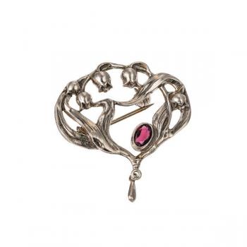 Silver brooch - silver - 1900 Silver brooch - silver - 1900