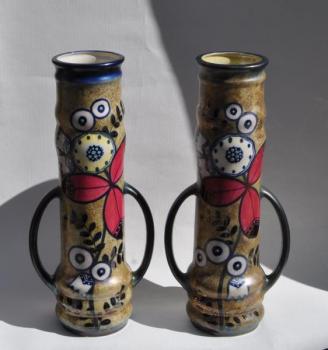 Pair of Vases - glazed stoneware - Amphora - 1915 Pair of Vases - glazed stoneware - Amphora - 1915