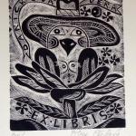 Olga Cechova - Four ex libris, PF 1974  Olga Cechova - Four ex libris, PF 1974
